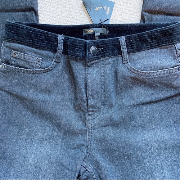 NWT MAJE high-rise skinny jeans - Picture 4 of 10